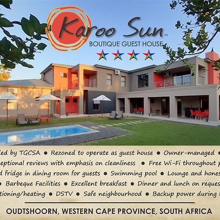 Karoo Sun Boutique Guest House Oudtshoorn Kültér fotó